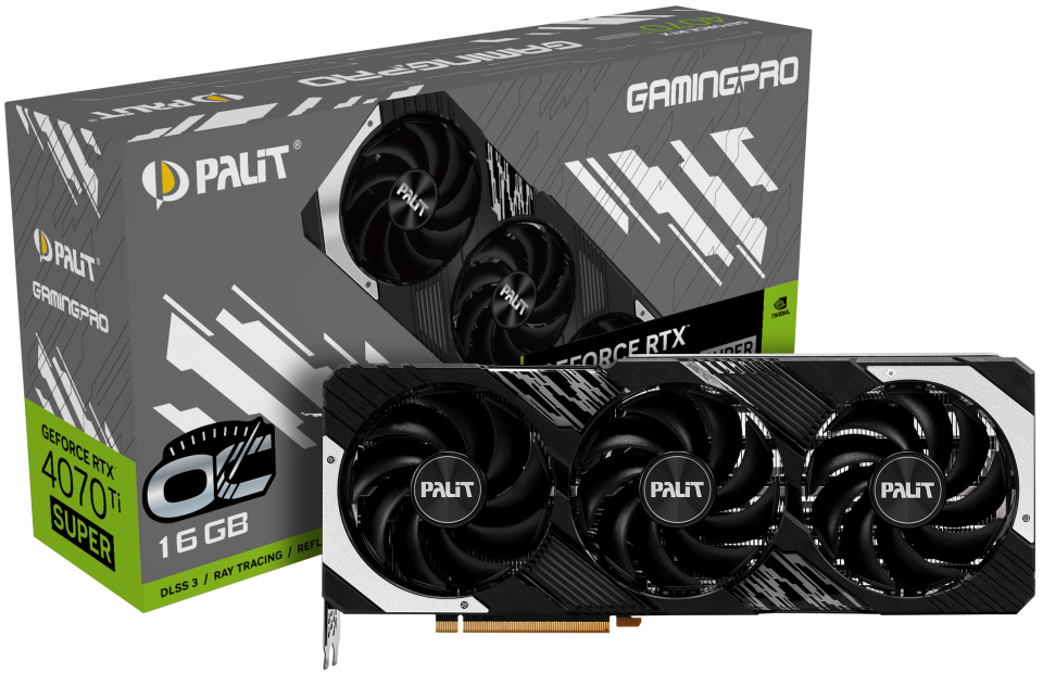Palit GeForce RTX 4070 Ti SUPER GamingPro OC: beste prijs - Tweakers