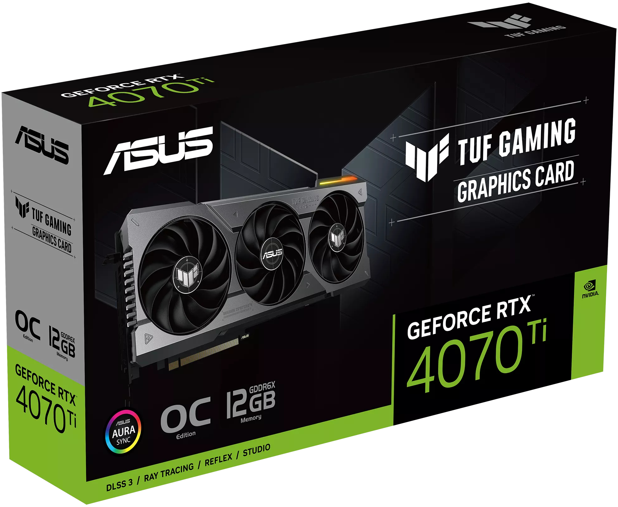 ASUS TUF Gaming GeForce RTX 4070 Ti 12GB GDDR6X OC Edition: beste