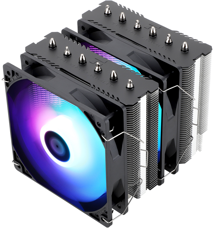 Thermalright-TR Peerless Assassin 120 Digital Black CPU-luchtkoeler, digitale schermafdekking, 6 heatpipes computer-CPU-koeler, voor AM4/AM5, Intel LGA1700/1851/115X/1200, pc-koeler, zwart
