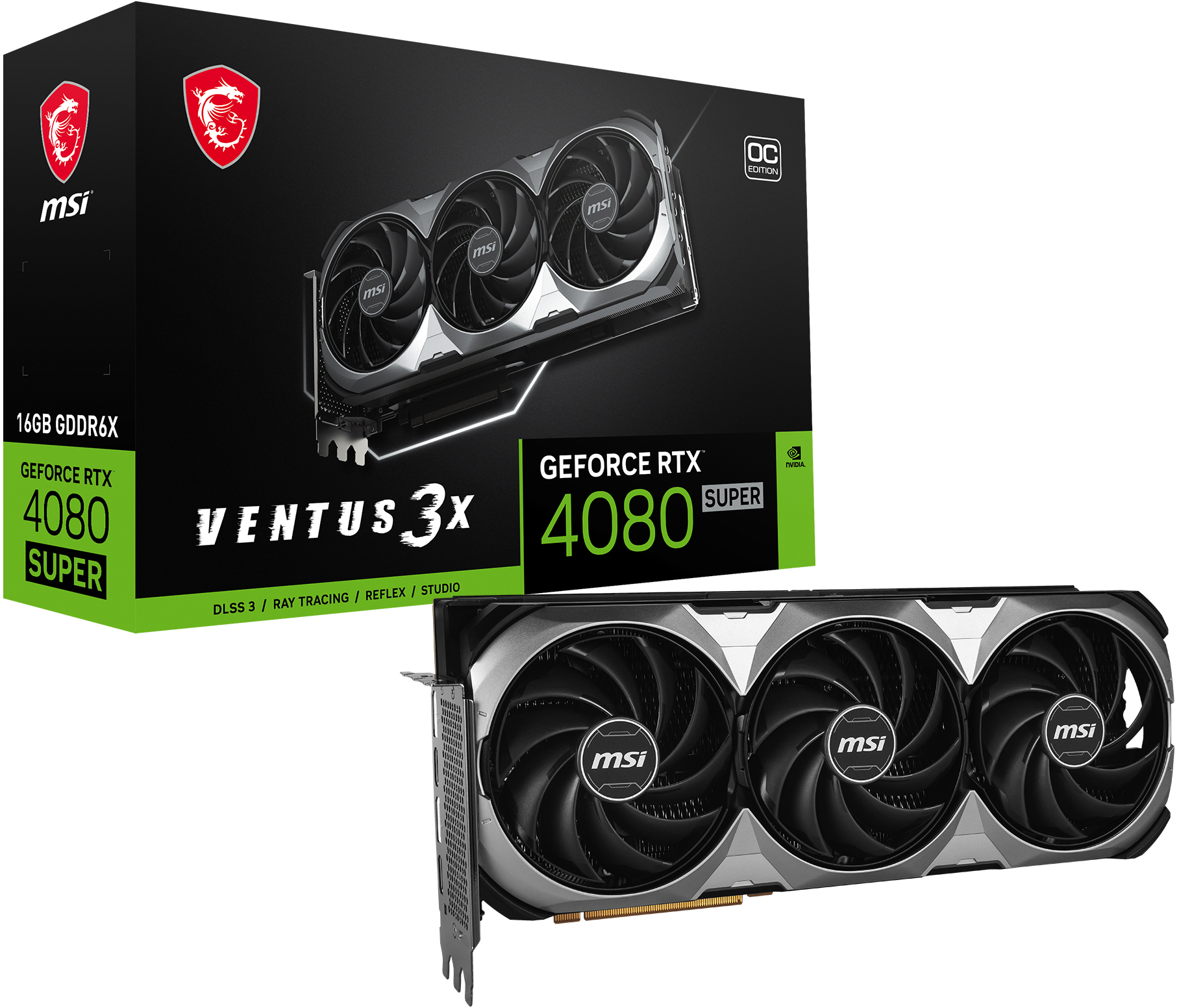 新品　RTX 4080 SUPER 16G VENTUS 3X OC MSI MSI GeForce RTX 4080 SUPER 16G VENTUS 3X OC: beste prijs - Tweakers