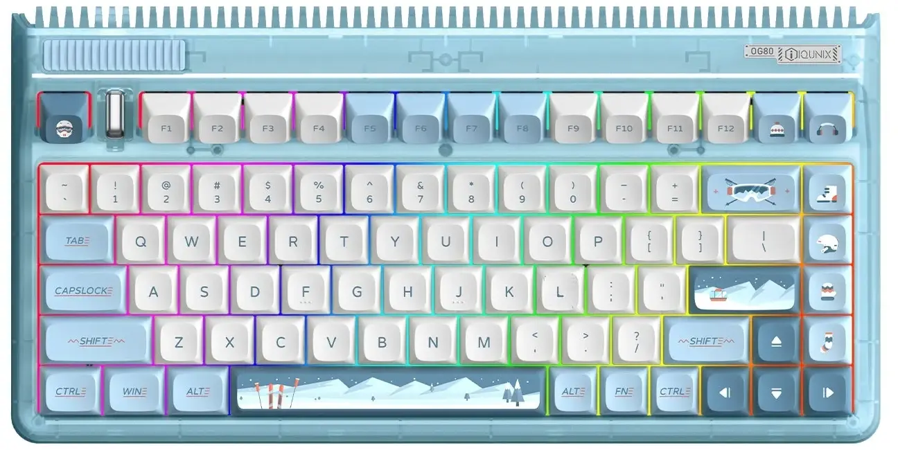 Iqunix OG80 Wintertide, Iqunix Moonstone, Qwerty US: beste prijs