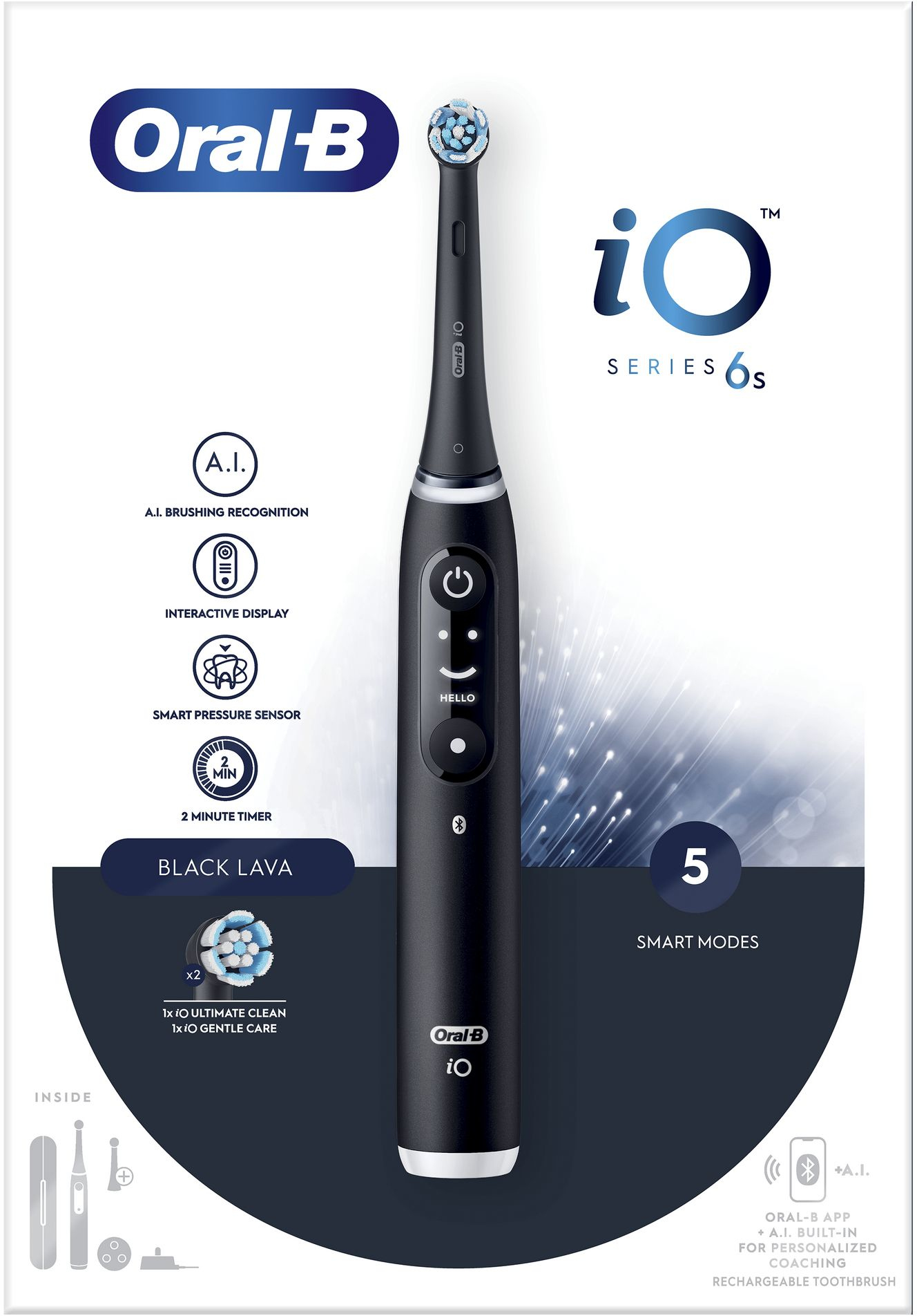 Oral-B iO Series 6s - Zwart: beste prijs - Tweakers