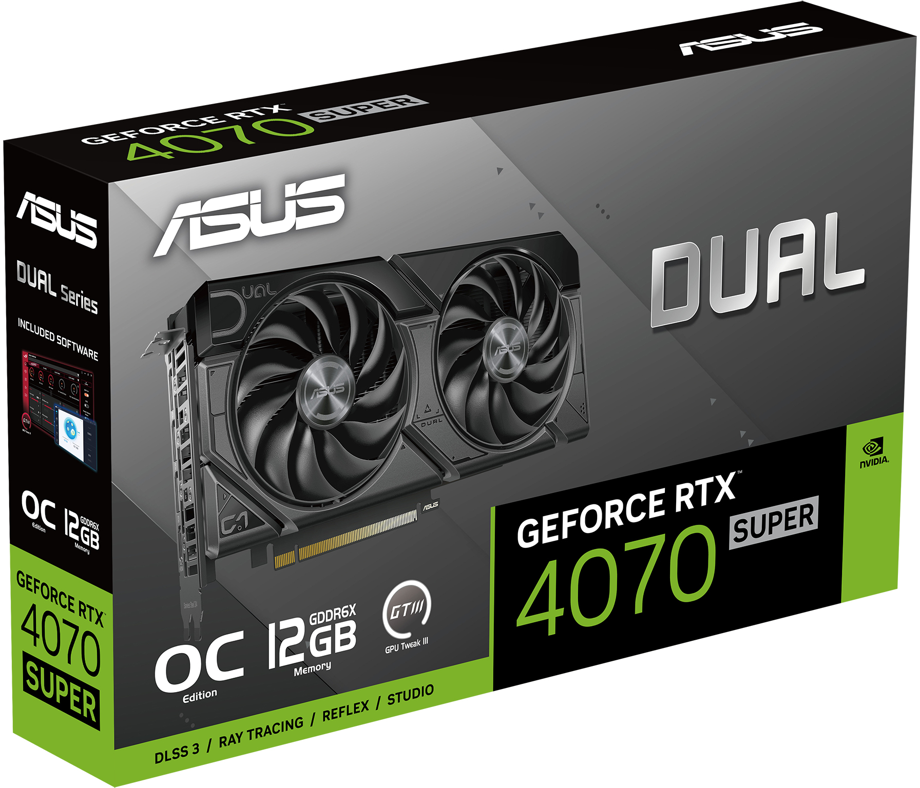 ASUS Dual GeForce RTX 4070 SUPER EVO OC Edition 12GB GDDR6X: beste