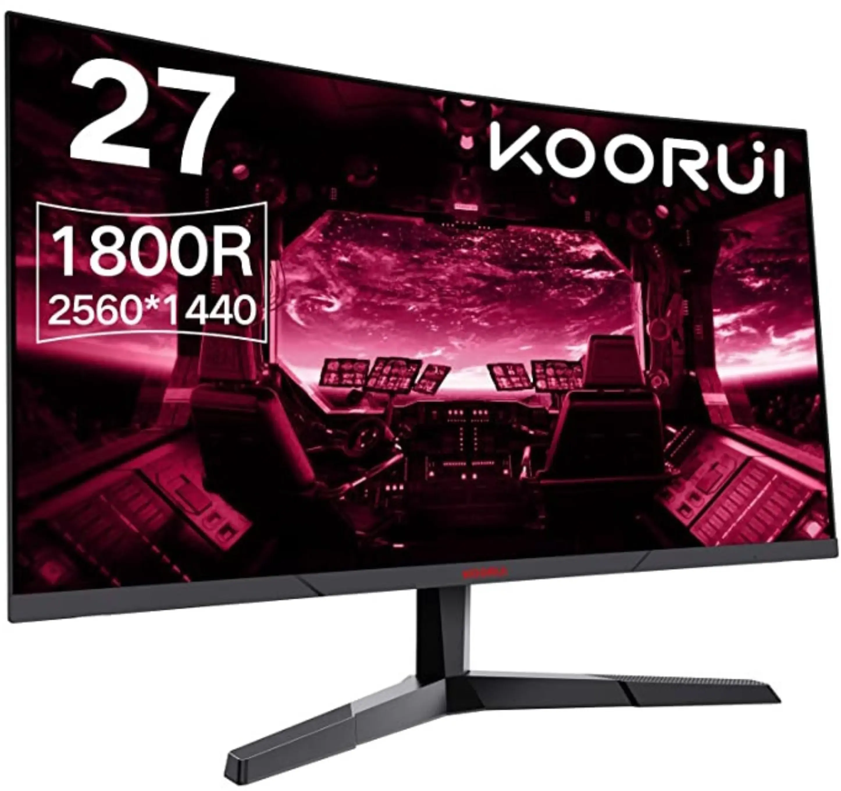 Koorui 27E6QC Antraciet, Grijs, Zwart: beste prijs - Tweakers