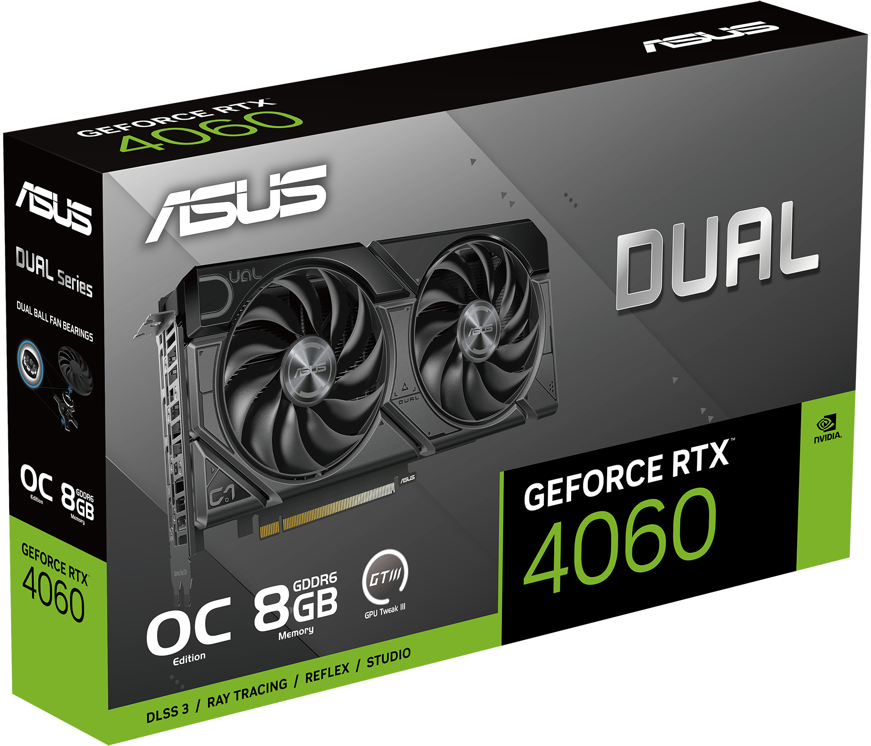 ASUS Dual GeForce RTX 4060 EVO OC Edition 8GB GDDR6: beste prijzen