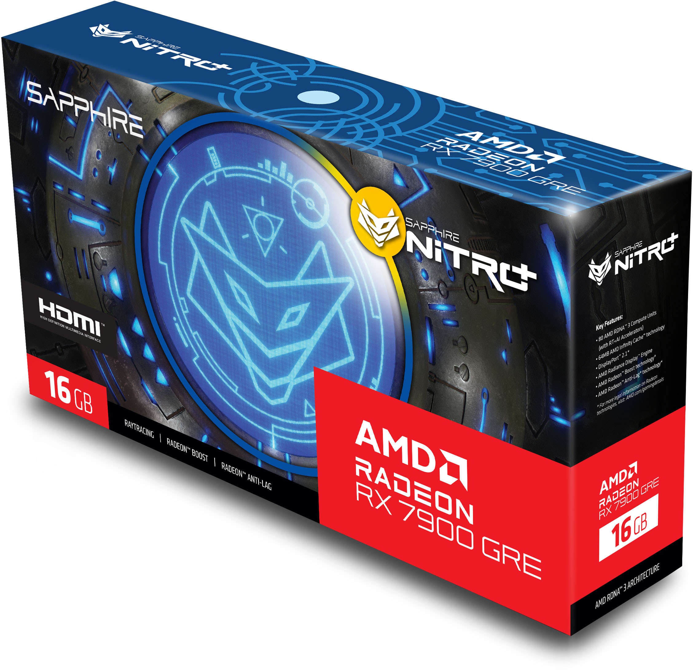 Sapphire Nitro+ AMD Radeon RX 7900 GRE 16GB: beste prijs - Tweakers