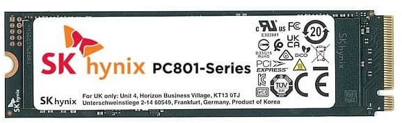 SK hynix PC801 PCIe Gen4 x4 NVMe M.2 2280 SSD 1TB: beste prijs