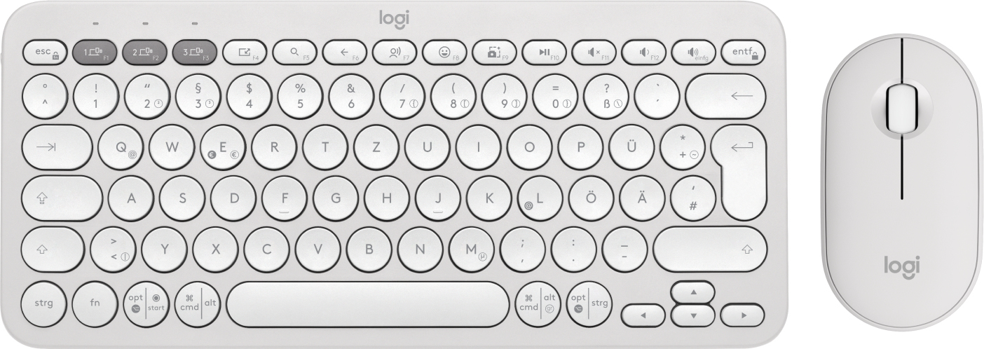 Logitech toetsenbord Inclusief muis Universeel RF-draadloos