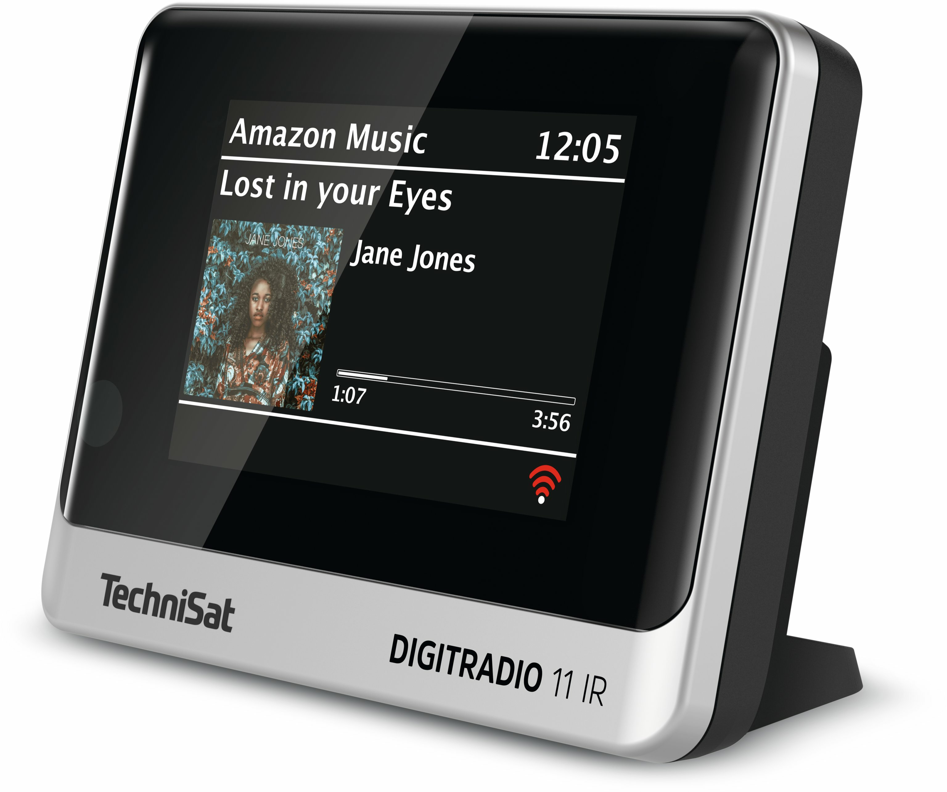 TechniSat DigitRadio 143 CD (V3) - HiFi-tuner, internetradio (DAB , FM, Wi-Fi audio-streaming functie, Bluetooth, Spotify Connect, CD-speler, App, afstandsbediening,43.50 x 7.50 x 29.00 cm, Zwart