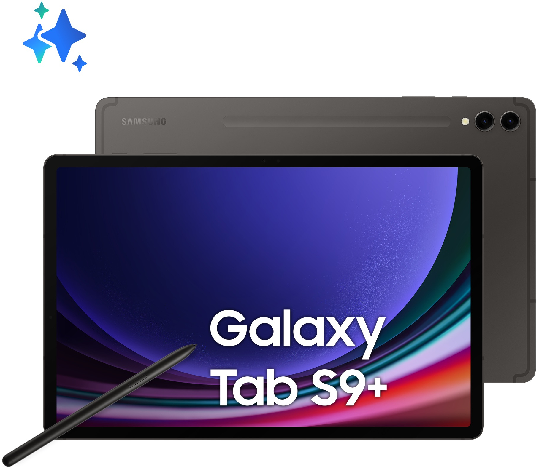 Samsung Galaxy Tab S9+ WiFi , 256GB opslag Grafiet: beste prijzen