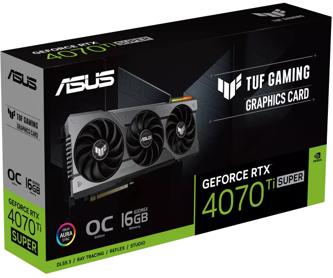 ASUS TUF Gaming GeForce RTX 4070 Ti SUPER 16GB GDDR6X OC Edition