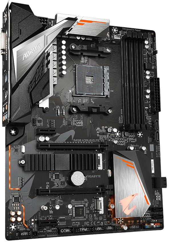 GIGABYTE　B450 AORUS ELITE　AM4 Gigabyte AMD B450 Socket AM4 ATX (B450 AORUS ELITE V2)