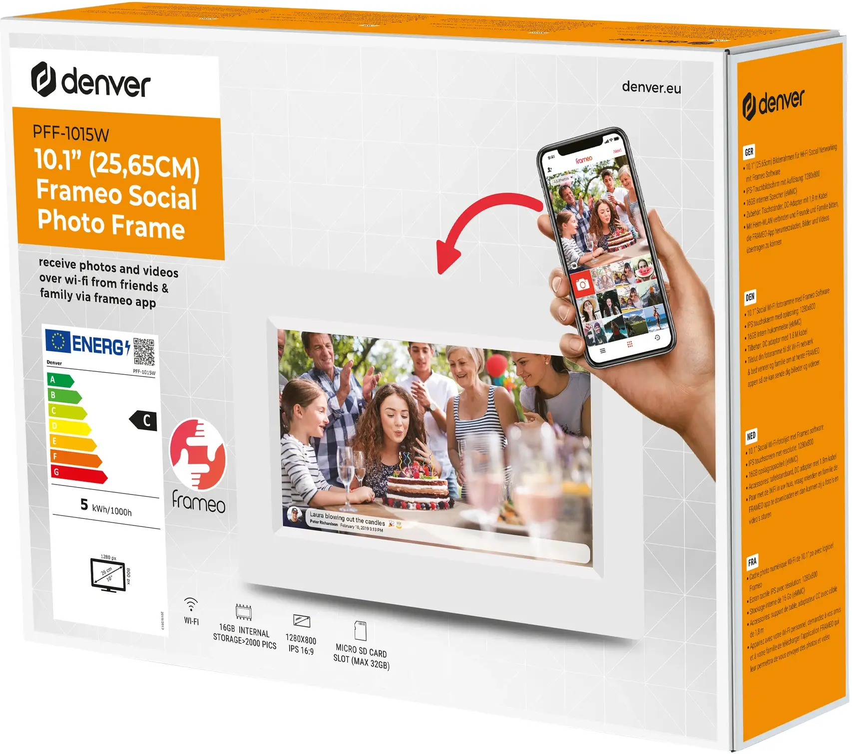 Denver - Digitale fotolijst kopen? | Korting tot 28