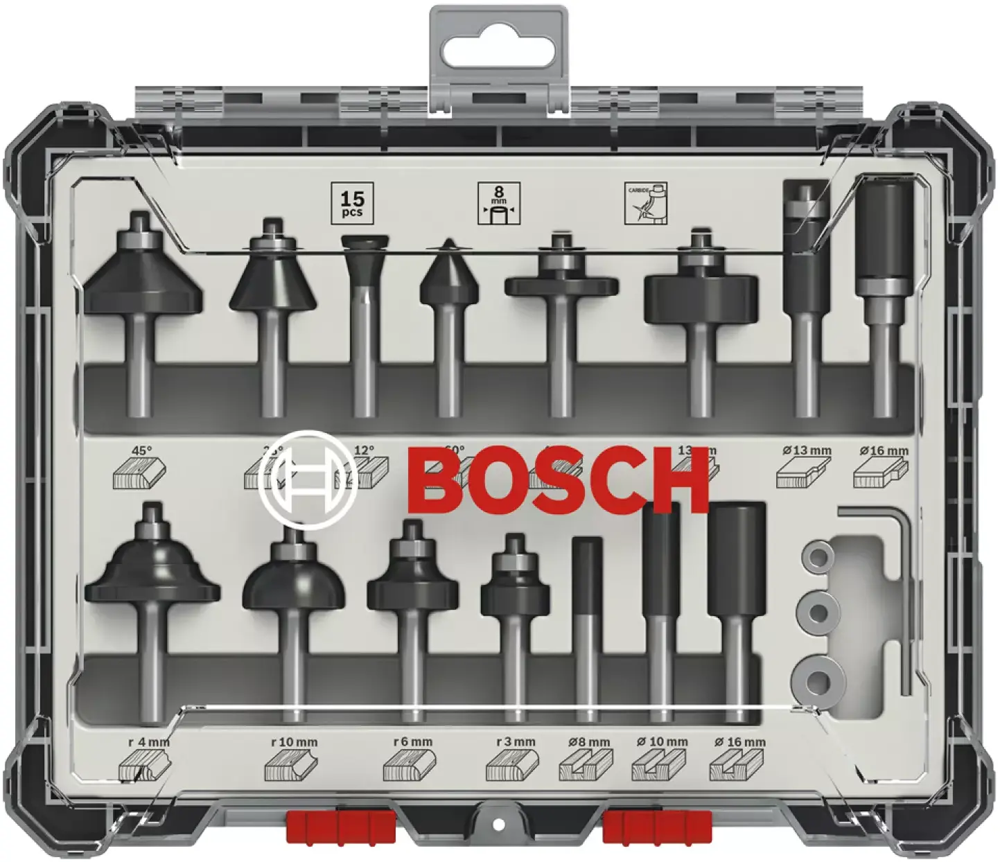 Bosch Professional NB-16 Clous à béton 16 mm - 1000 pcs