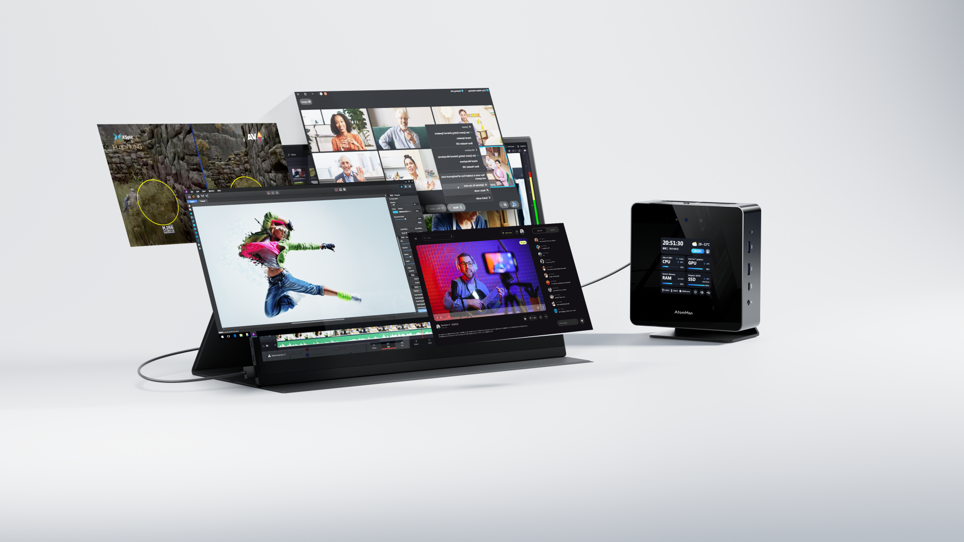 Minisforum brengt mini-pc met touchscreen uit onder nieuw AtomMan-merk ...