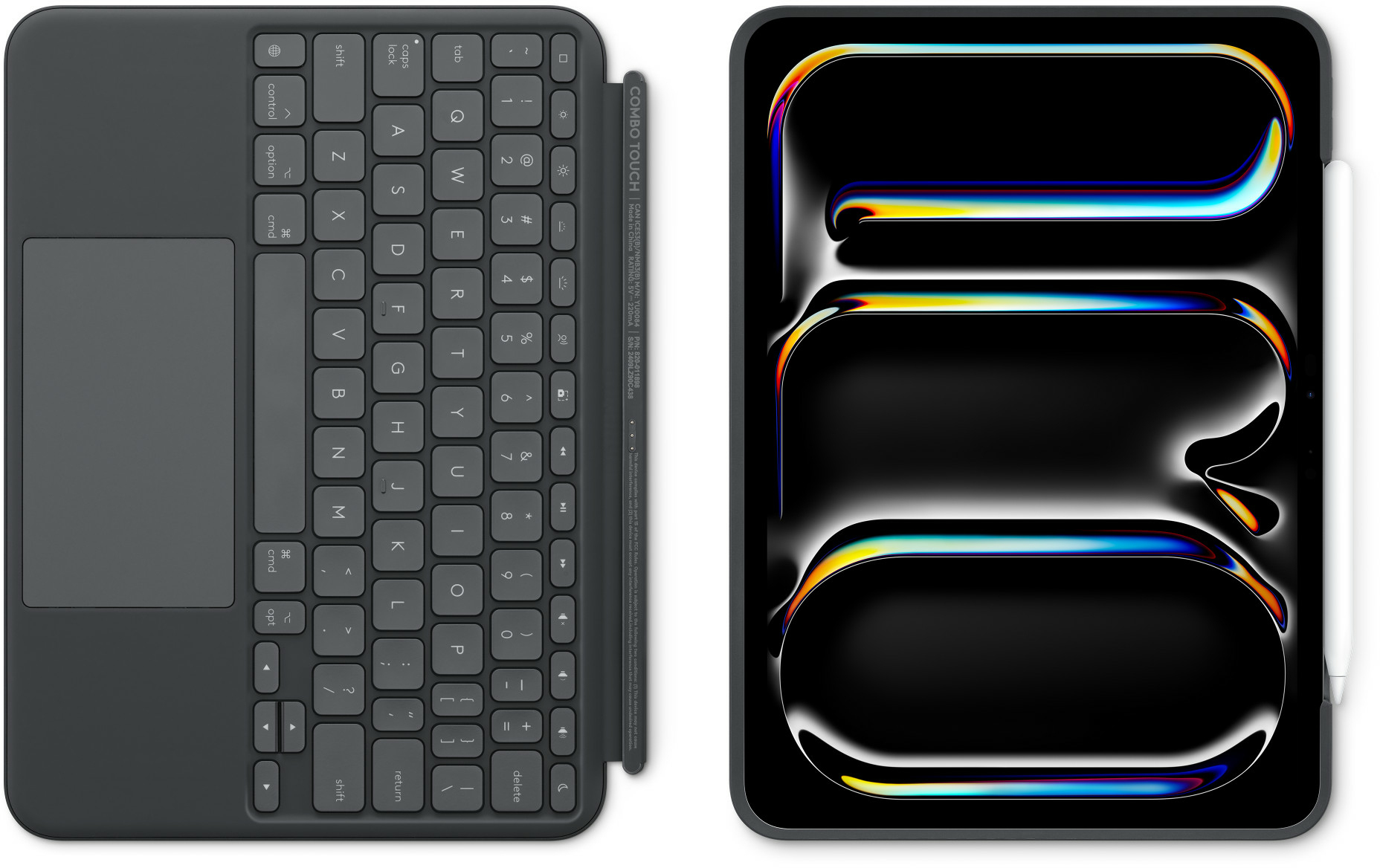 Logitech Combo Touch-toetsenbordhoes voor 13‑inch iPad Pro (M4