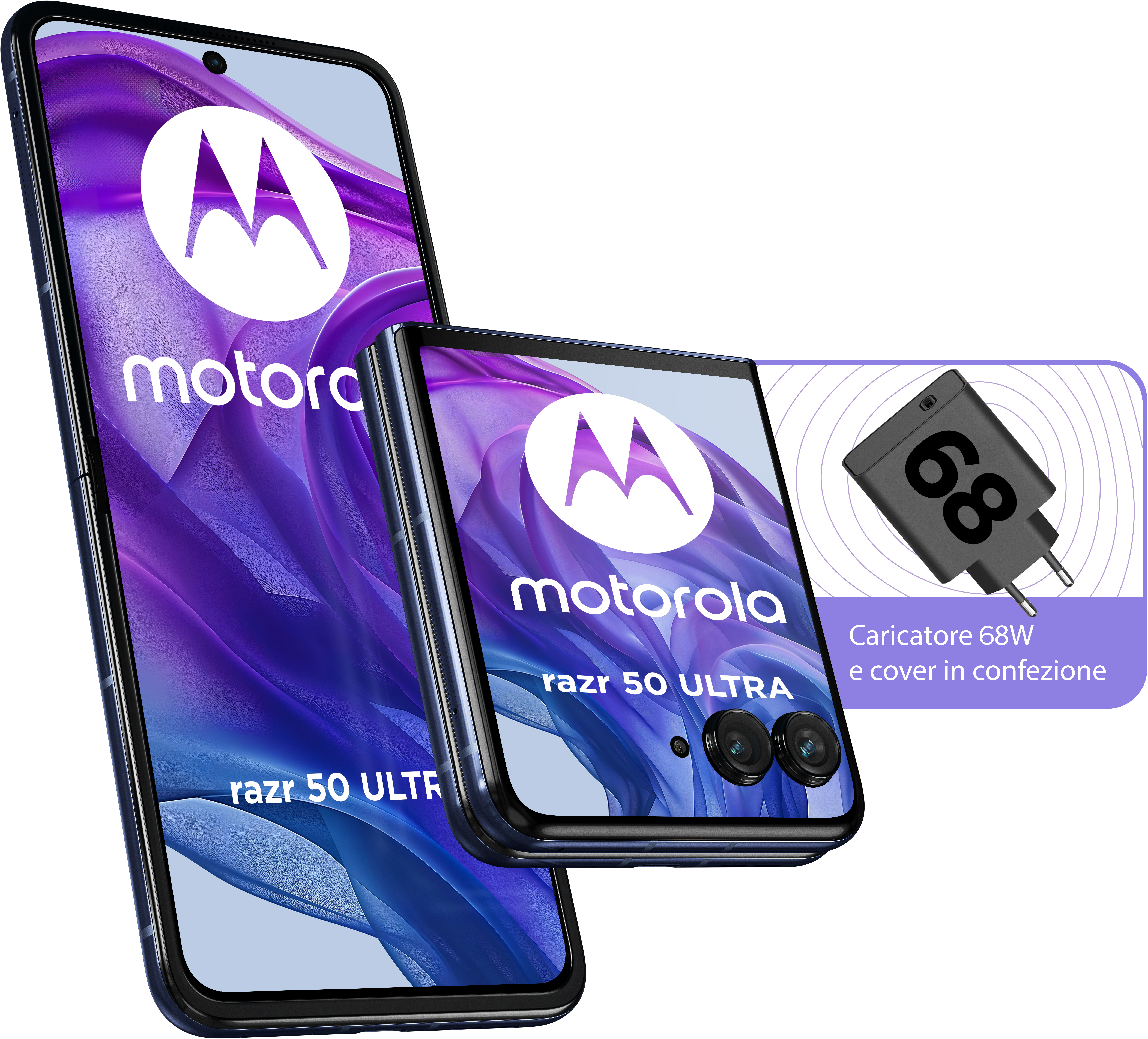 Motorola razr 50 Ultra, 12GB ram, 512GB opslag Blauw: beste prijs