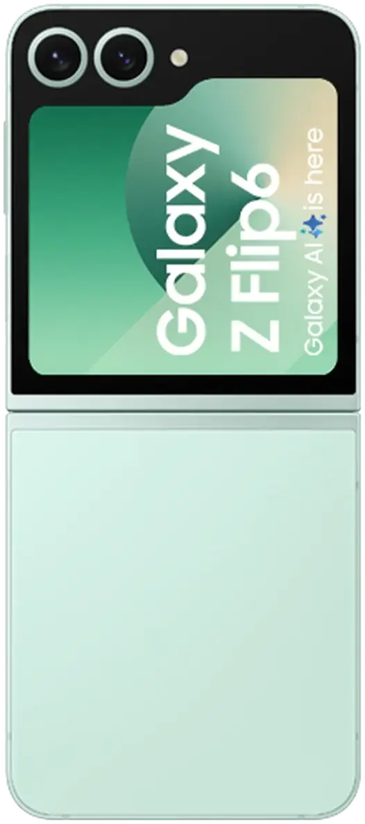 Galaxy Z FLIP6 512GB SIMフリー ミント 【A】 Samsung Galaxy Z Flip6, 512GB opslag Mint: beste prijzen, echte
