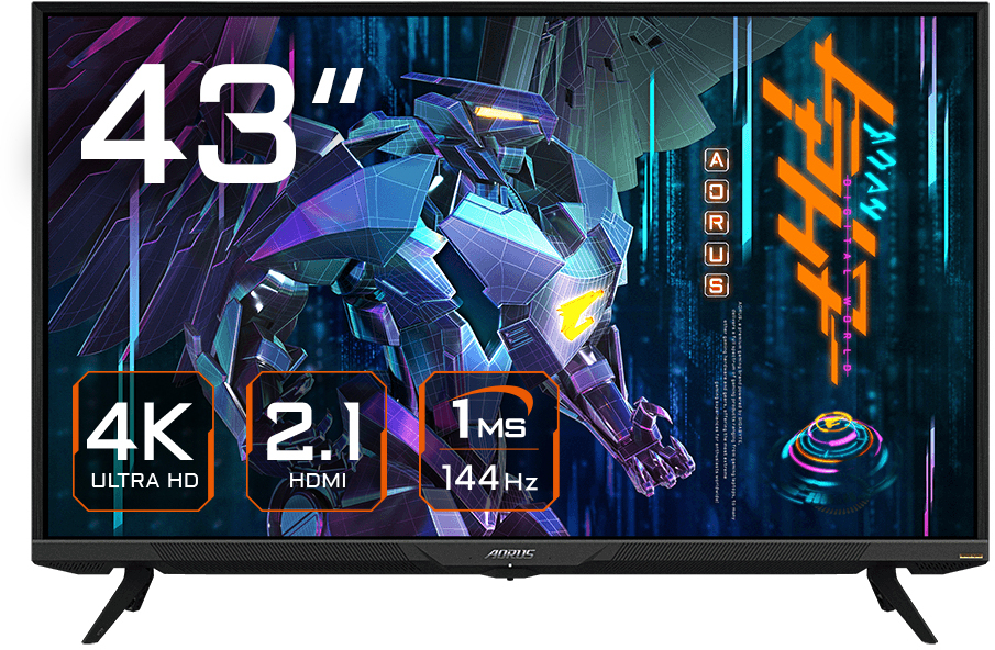 Gigabyte AORUS FV43U Zwart: beste prijs - Tweakers