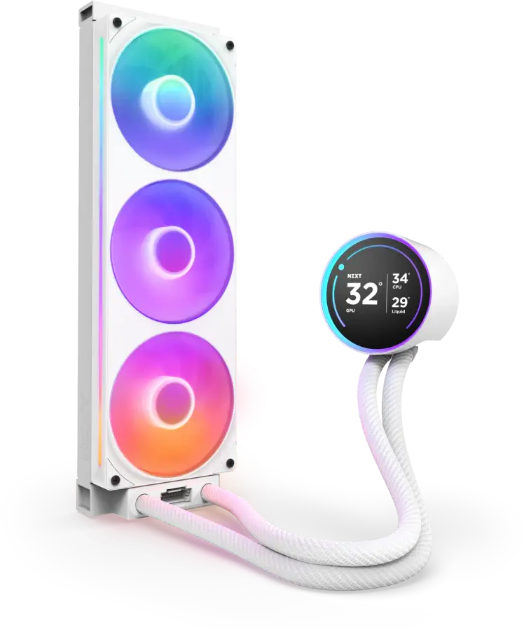 NZXT Kraken Elite 360 RGB (2024) Wit: beste prijs - Tweakers
