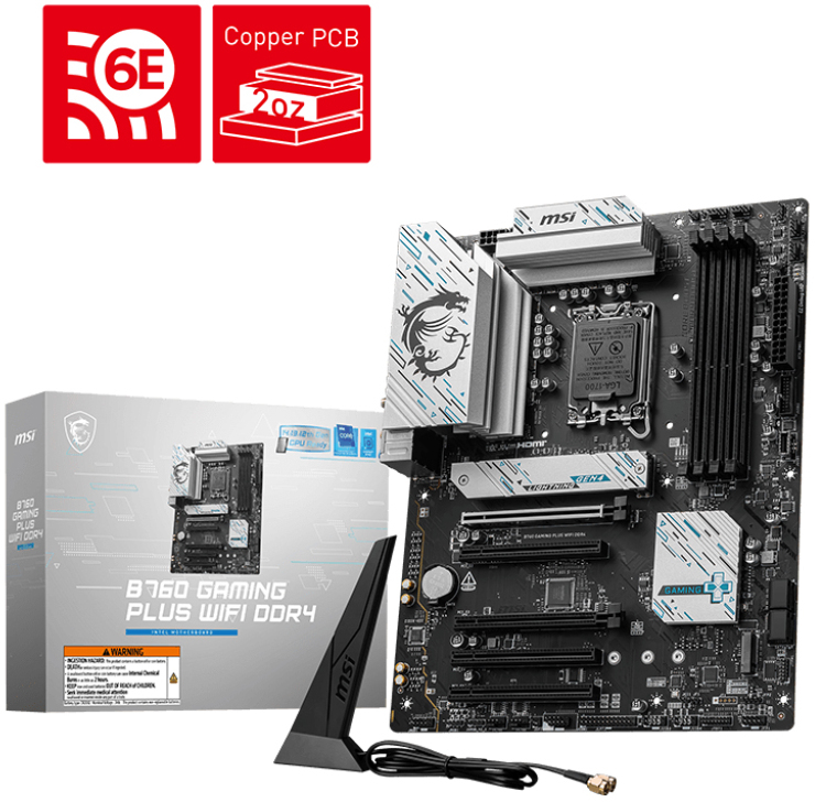 MSI B760 GAMING PLUS WIFI DDR4: beste prijs - Tweakers