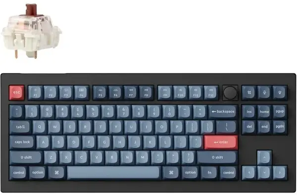 Keychron V3 Max QMK/VIA, Gateron Jupiter Red, Qwerty US: beste