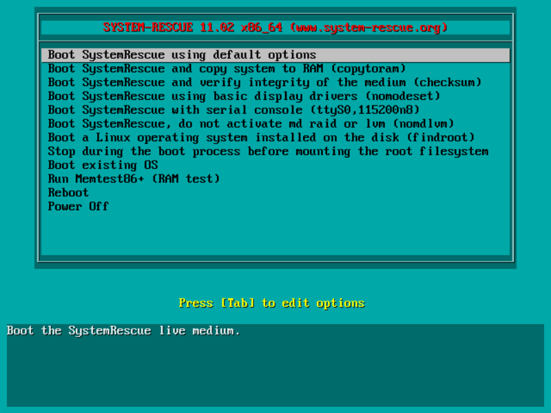 SystemRescue