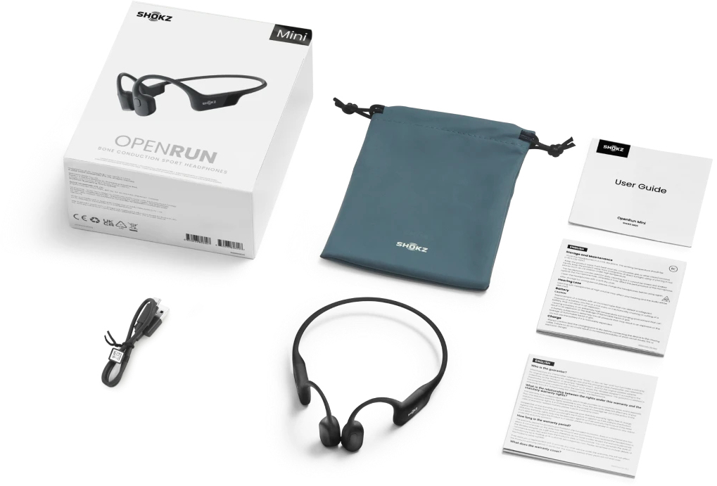 Shokz Openrun Mini, USB-C laadkabel Zwart: beste prijs - Tweakers