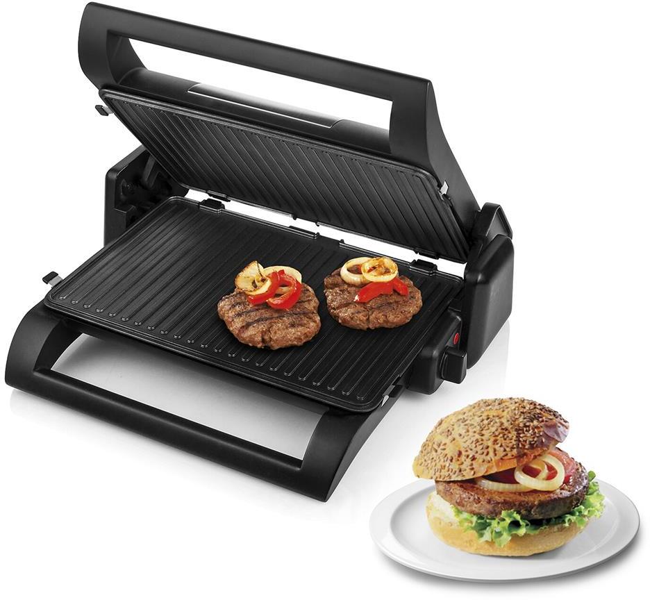 Princess Grill Compact Flex – Uitneembare platen – Verticaal op te bergen, Zwart