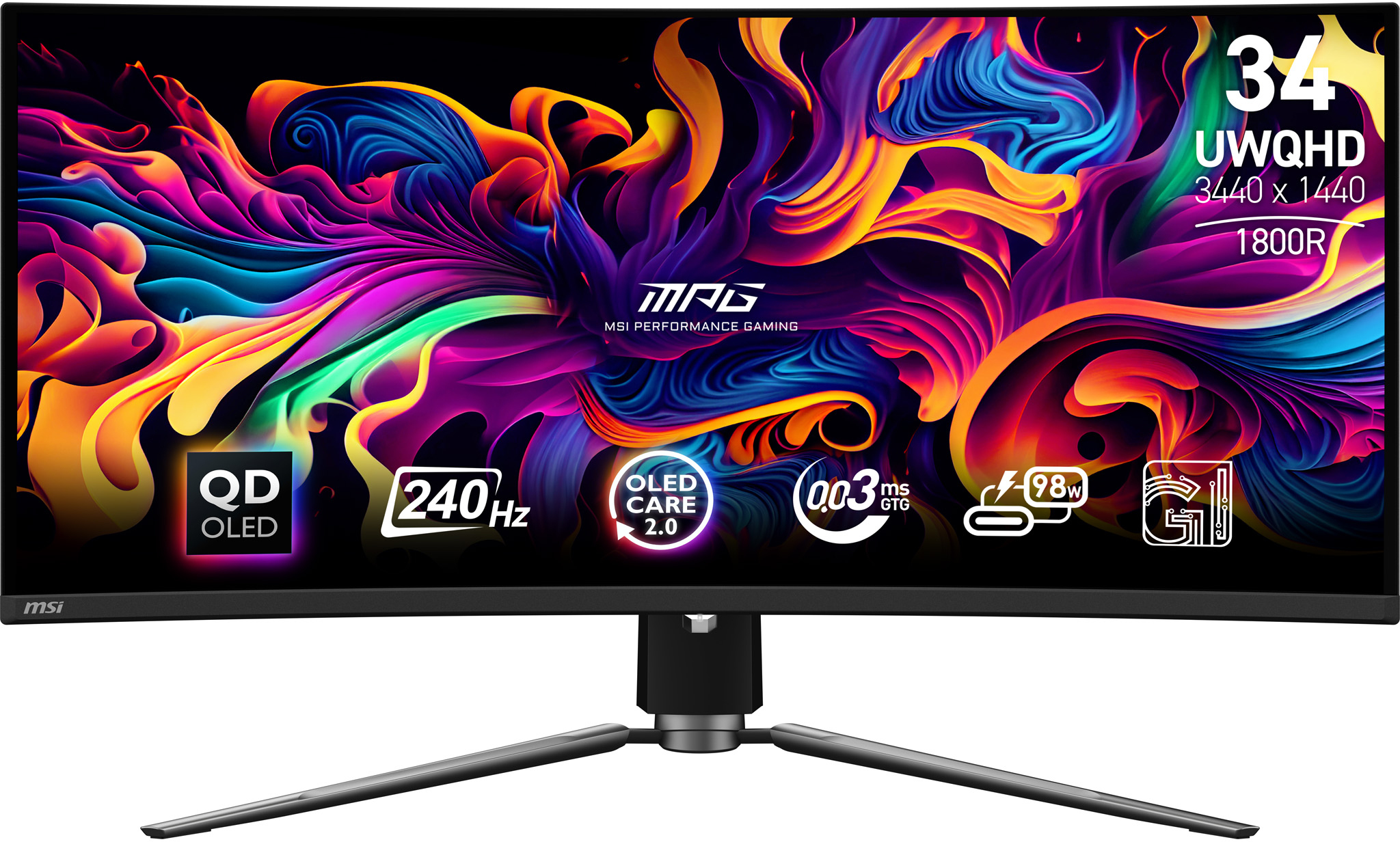 MSI MPG 341CQPX QD-OLED Zwart: beste prijs - Tweakers