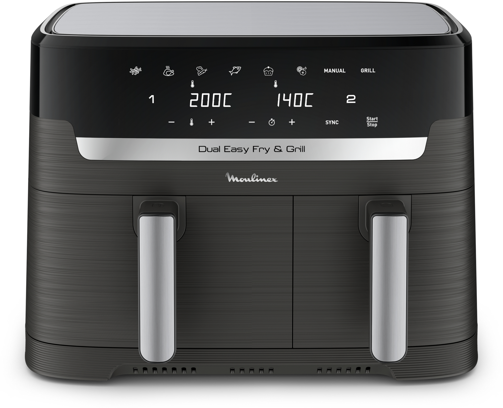 Freidora de Aire Moulinex Easy Fry & Grill XXL, 8 Programas, 6.5L, Parrilla de A