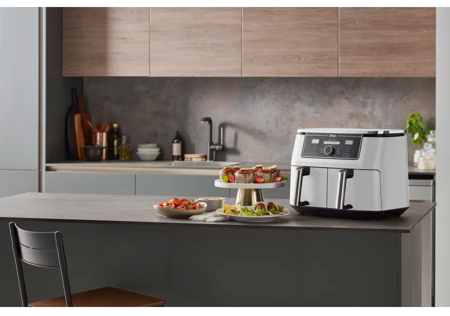 Ninja Airfryer XL 9,5L Dualzone Wit: beste prijs - Tweakers