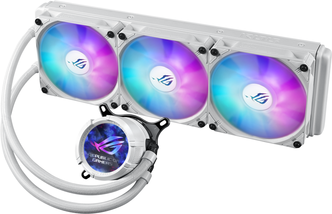ROG STRIX LC III 360 ARGB LCD white ホワイト ASUS ROG Strix LC III 360 ARGB LCD White Edition: beste prijs