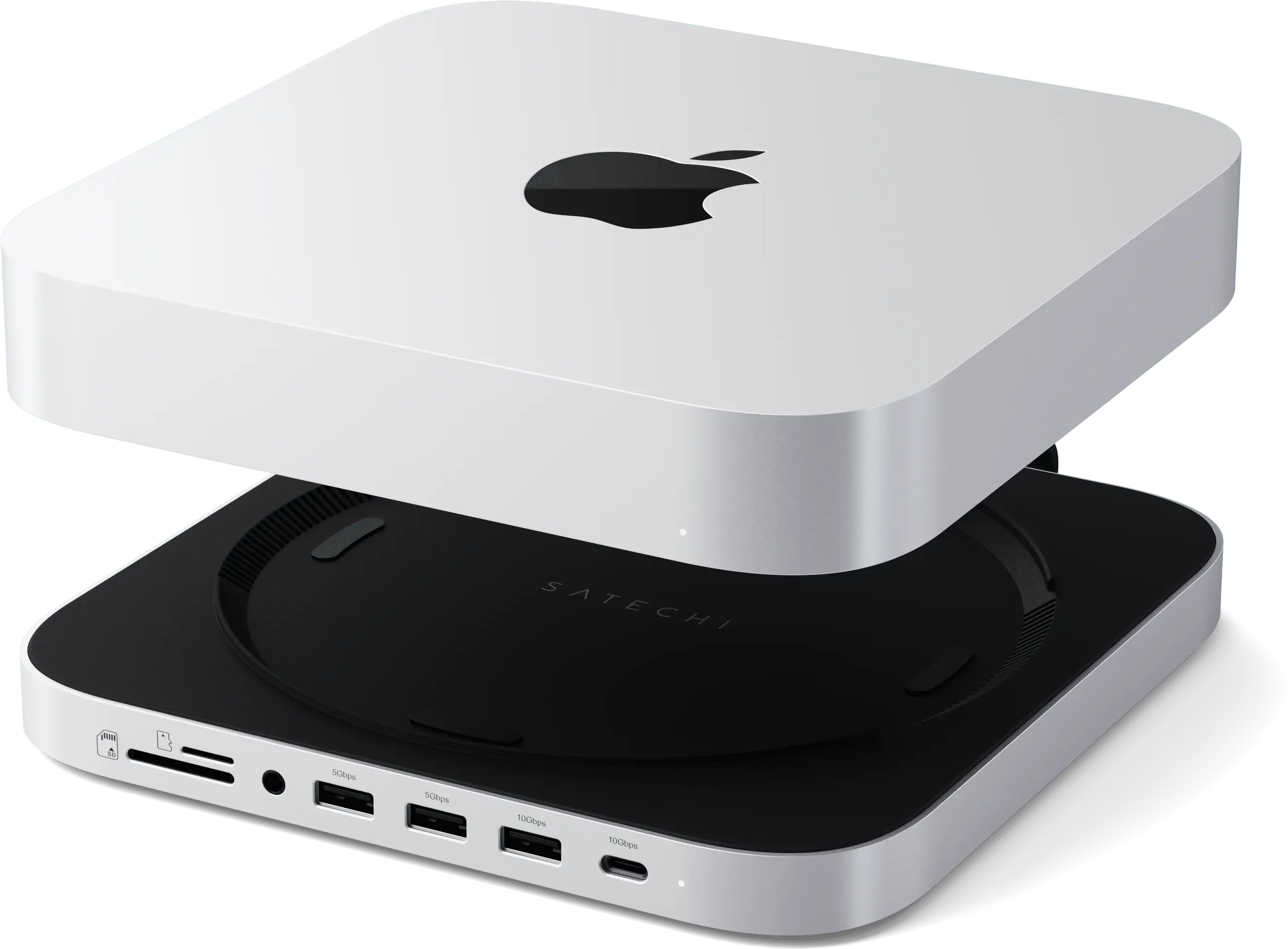 Satechi Stand & Hub For Mac Mini / Studio With NVMe SSD Enclosure