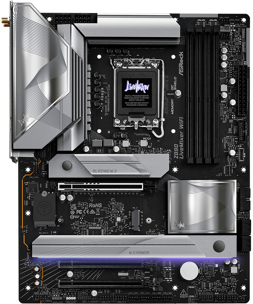 ASRock Z890 LiveMixer WiFi: beste prijs - Tweakers