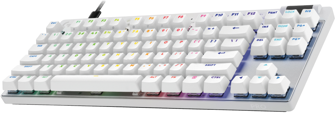 Logitech G Pro X TKL Rapid, Qwerty US, Wit: beste prijs - Tweakers