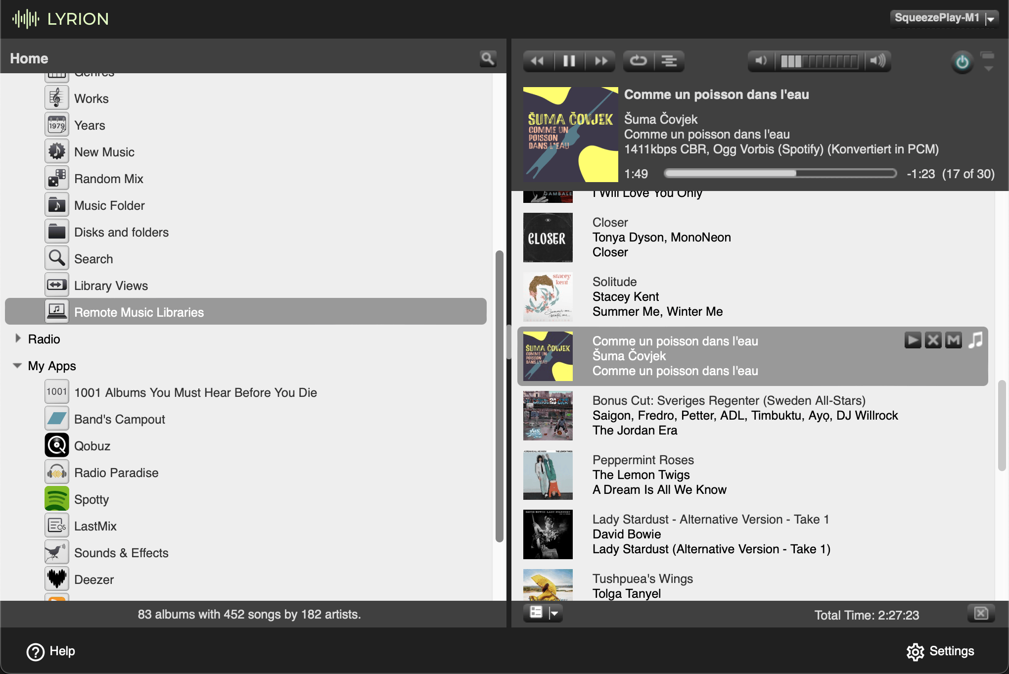 Lyrion Music Server