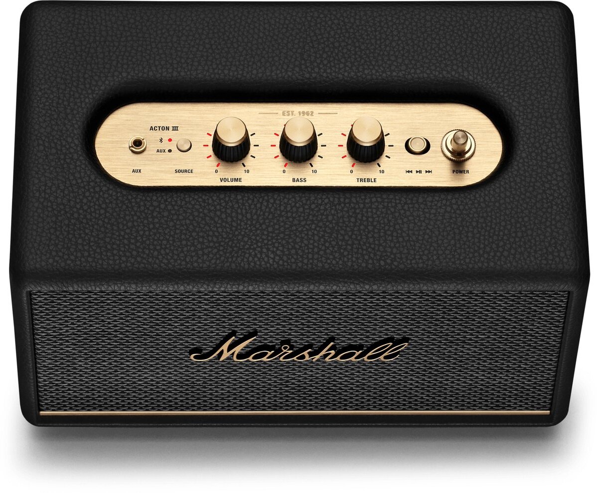 Marshall Acton Ⅲ Marshall Acton III Zwart: beste prijzen, echte reviews en