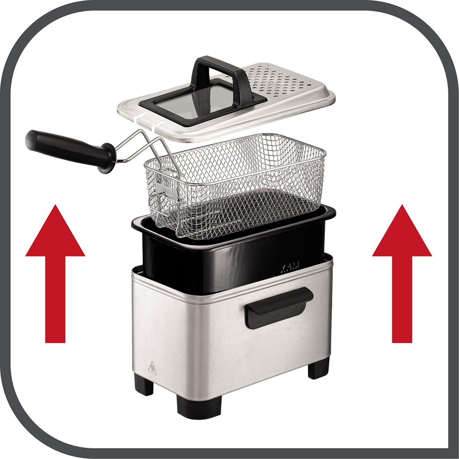 Fritel FR-1355 Koude Zone Friteuse 3L 2200W RVS