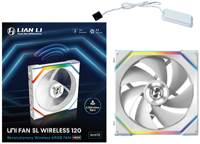 PC用ファン・クーラー Lian Li UNI FAN SL-INF WIRELESS 120 WH Lian Li Uni Fan SL Wireless, 1-pack Wit, 120mm: beste prijs - Tweakers