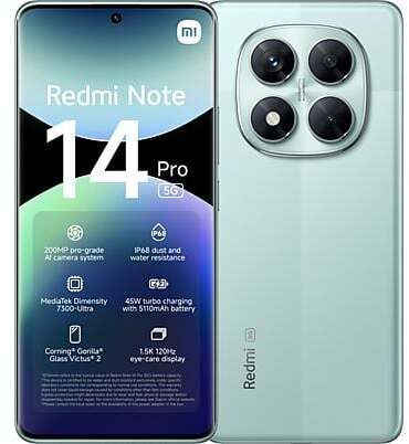 Redmi Note 14 Pro 5G, 8GB ram, 256GB opslag Groen: beste prijzen
