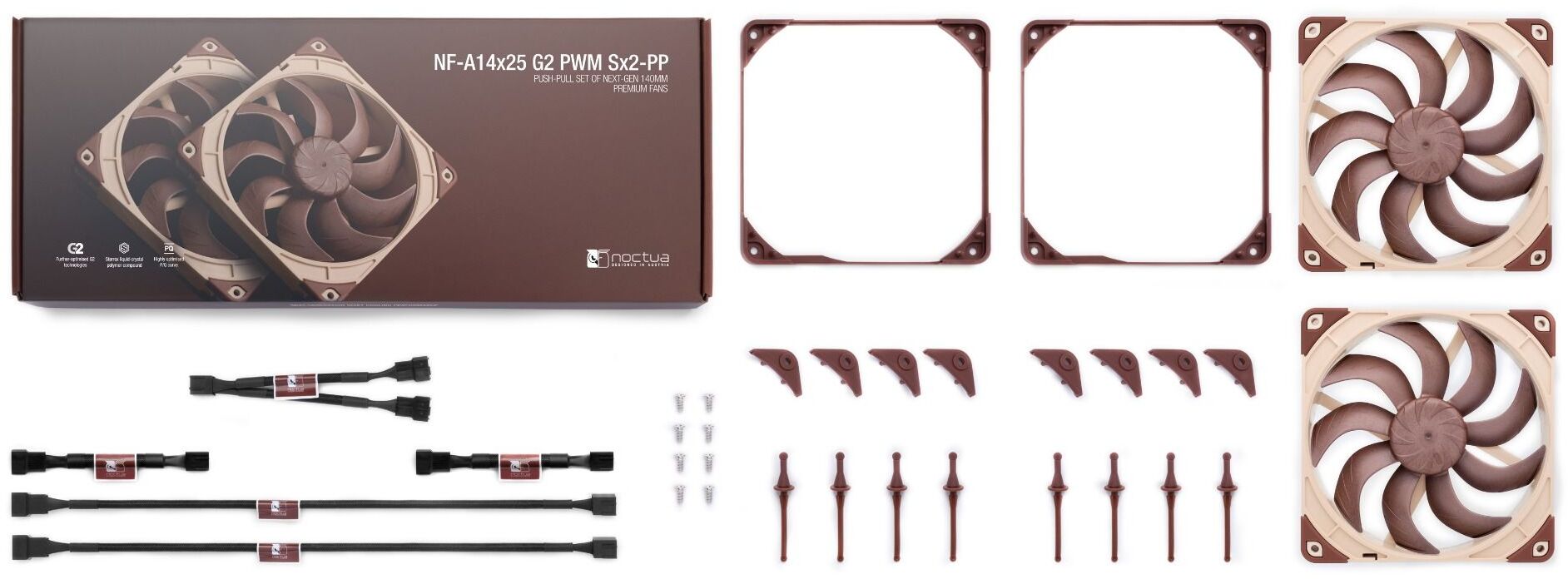 ノクチュア NOCTUA NF-A14X25-G2-PWM-SX2-PP NF-A14x25 G2 PWM Sx2-PP | Noctua