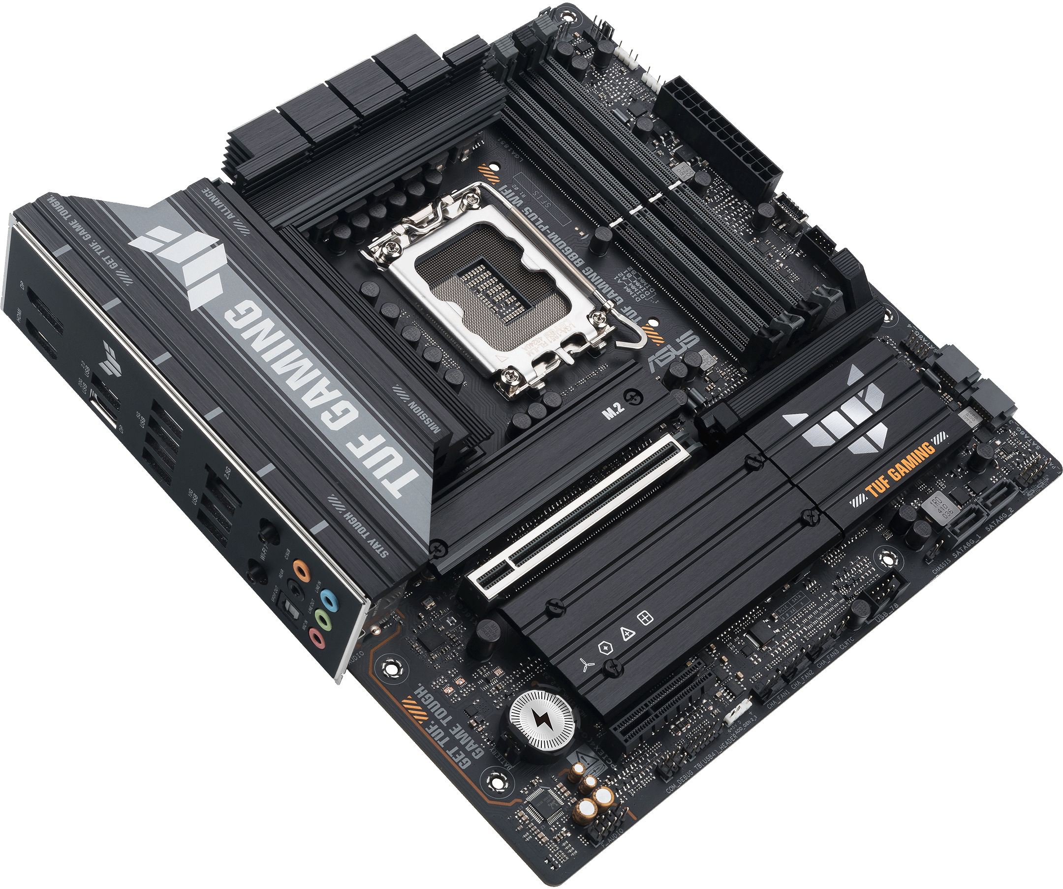 ASUS TUF Gaming B760M-PLUS II moederbord Intel B760 LGA 1700 mATX (PCIe 5.0, M.2 4.0, DDR5, 2,5 GB Ethernet, DP, HDMI, SATA 6 Gbit/s, USB Type-C, Thunderbolt (USB4), Aura Sync