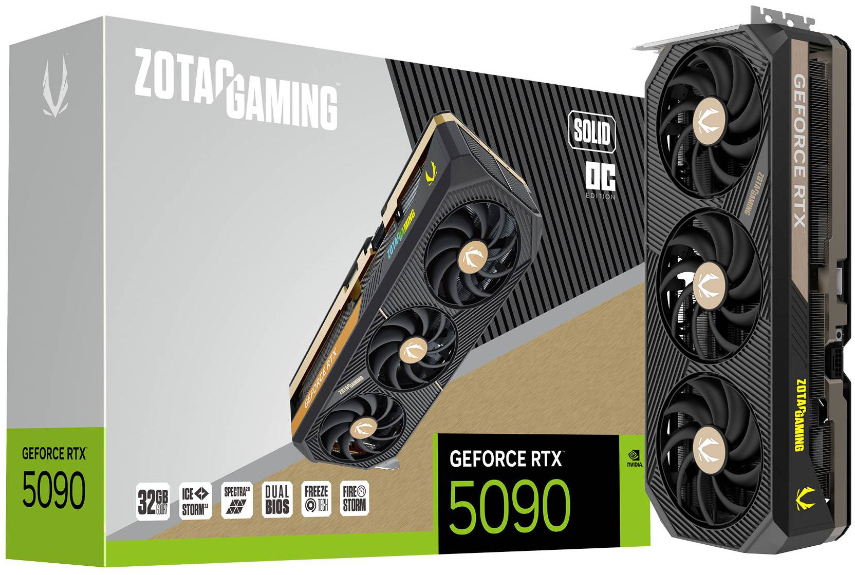 Zotac Gaming GeForce RTX 5090 SOLID OC: beste prijs - Tweakers