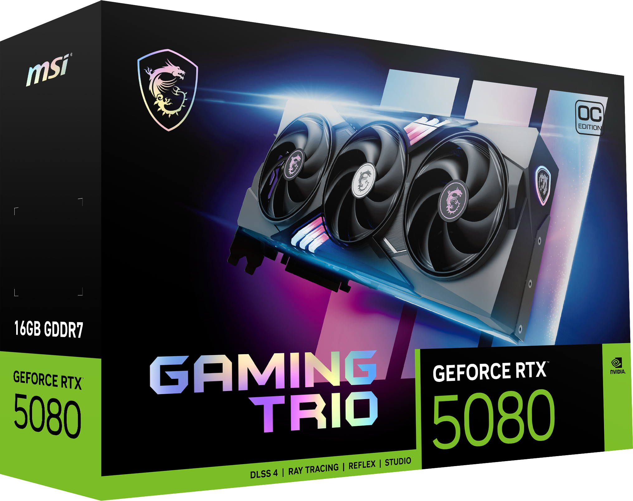MSI GeForce RTX 5080 16G GAMING TRIO OC: beste prijs - Tweakers
