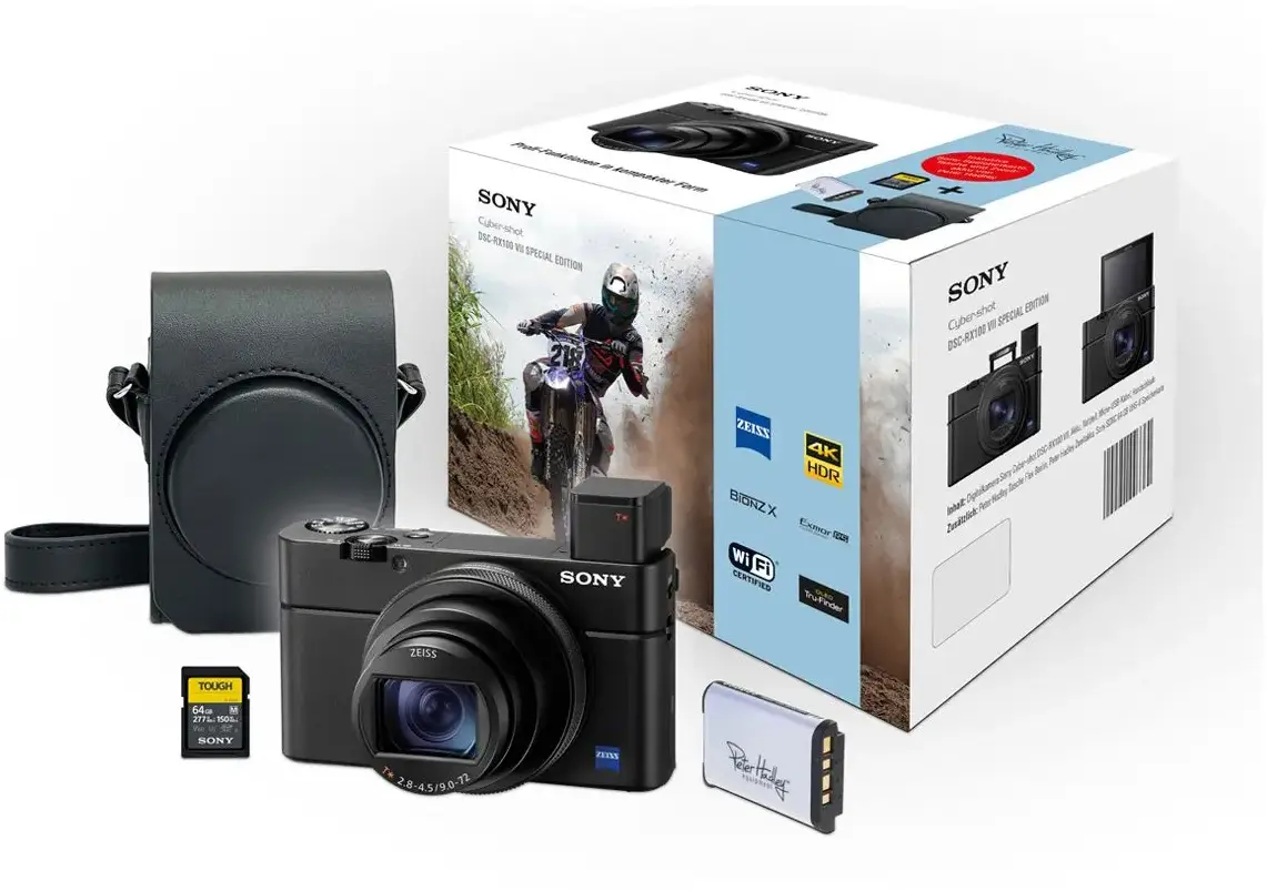 Sony Cyber-shot RX100 VII Special Edition, met externe