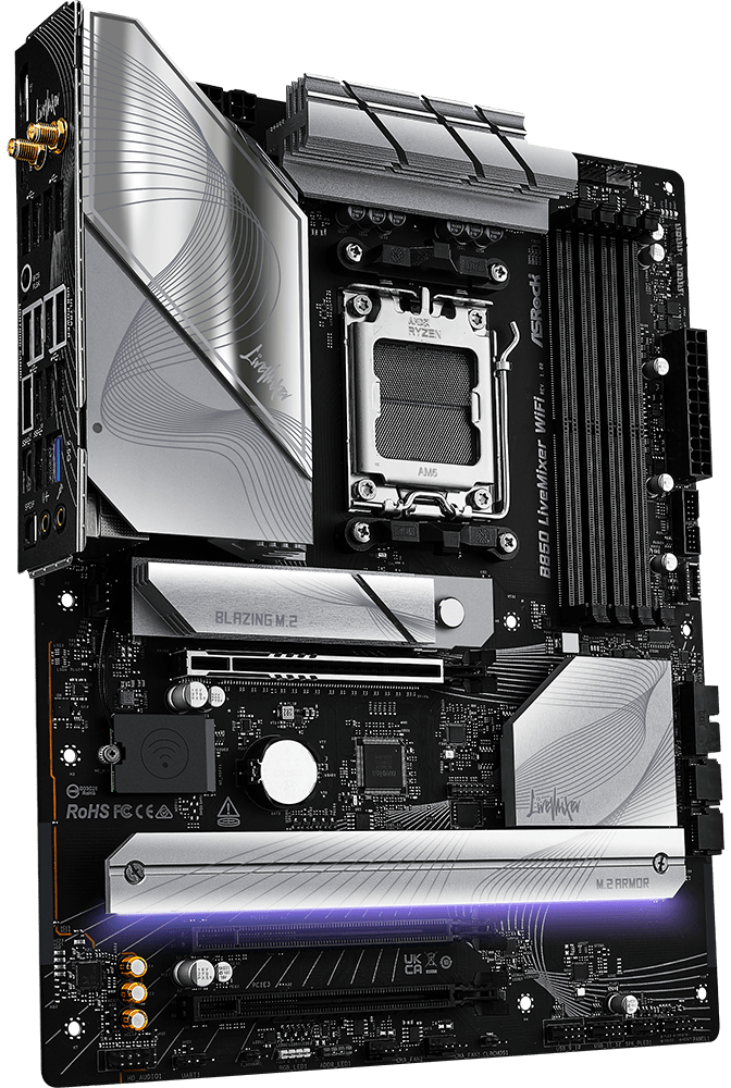 ASRock B850 LiveMixer WiFi: beste prijs - Tweakers