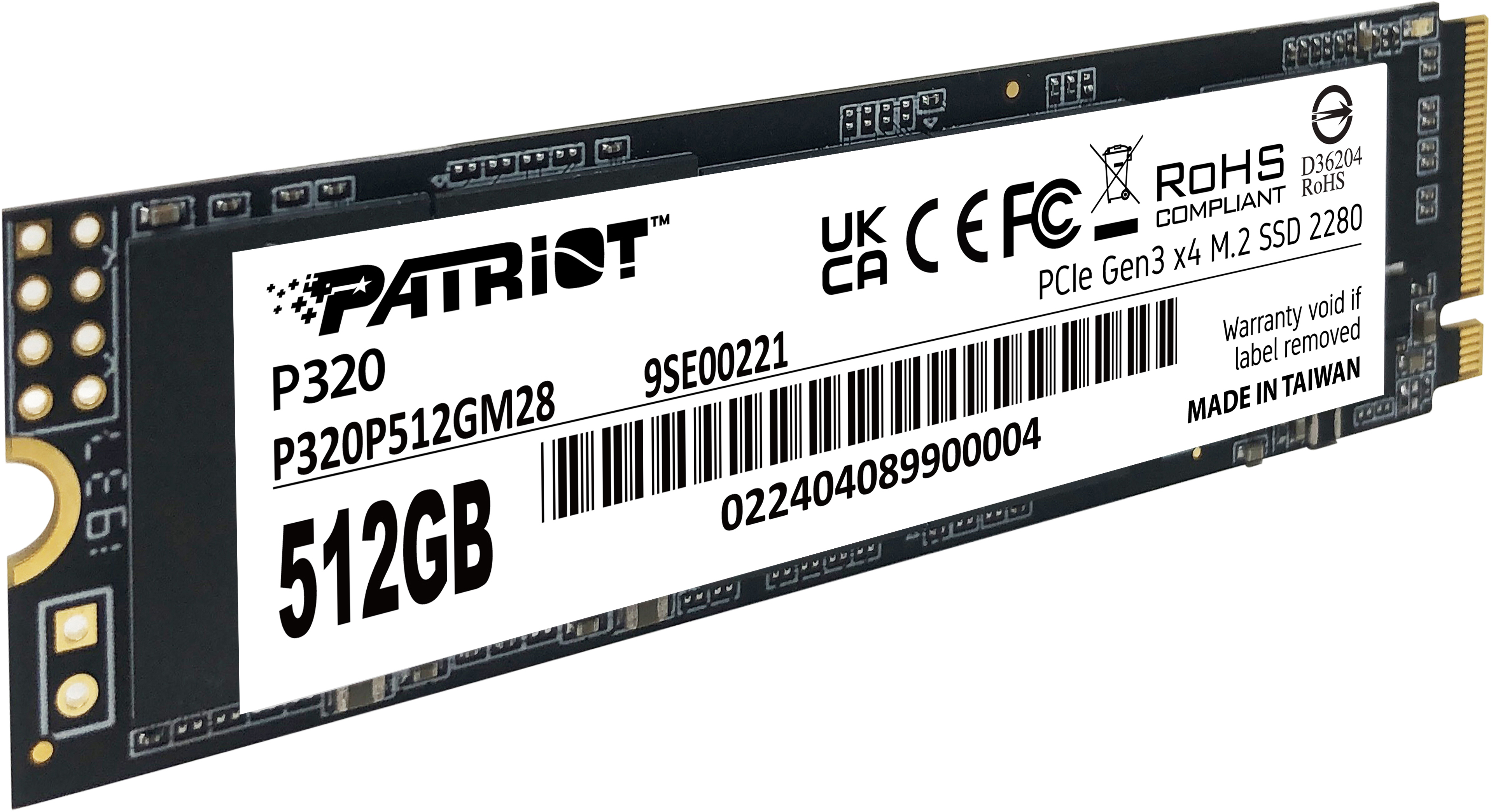 Patriot P320 512GB: beste prijzen, echte reviews en specificaties