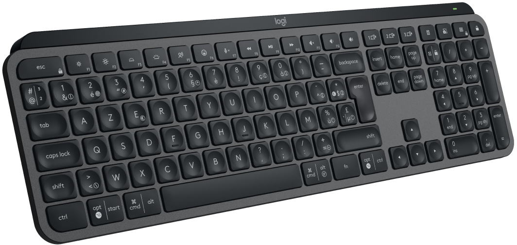 T'n'b Frans Azerty Draadloos Toetsenbord iClick Bluetooth Grijs | fnac België - Toetsenbord