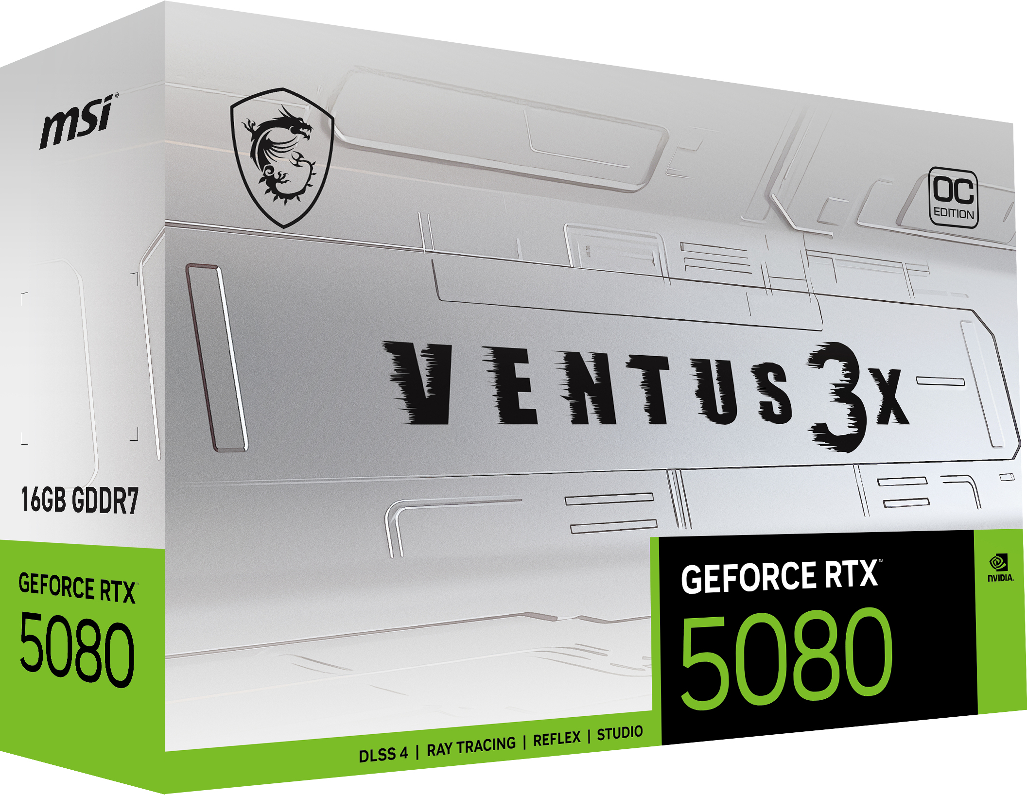 MSI GeForce RTX 5080 16G VENTUS 3X OC WHITE: beste prijs - Tweakers